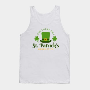 The Lucky St Patrick Day Get Some Luck Tank Top